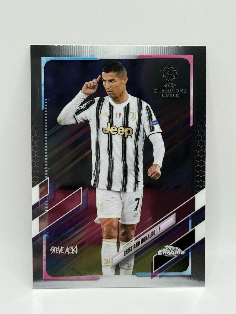 2020-21 Topps Chrome X Steve Aoki UCL Cristiano Ronaldo #100 for