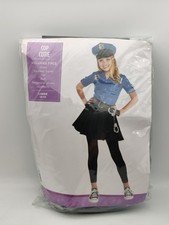 Cop Cutie-Girls Halloween Costume-7 PCS-Size Large 12-14-Suit Yourself-Brand New