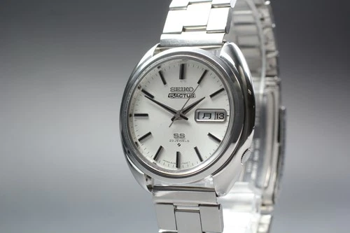 Vintage 1970 [N MINT] Seiko 5 ACTUS 6106-7470 Automatic Kanji Mens Watch JAPAN