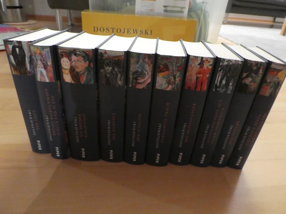 Dostojewski sämtliche Werke in 10 Bänden*im Schuber*Piper Verlag*TOP - Bild 2 von 4