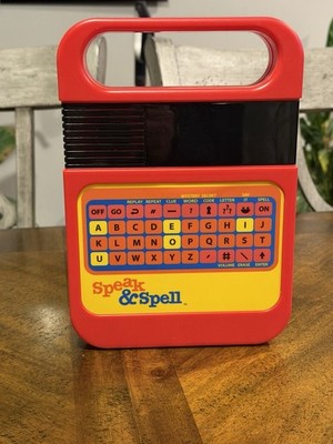 Speak & Spell Electronic Game - Educational Learning Toy Spelling Games 80's Ret