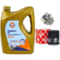 MotoröL Filter Set 5W-30 5 Liter + ÖLablassschraube FüR Suzuki Ignis II 1.5 99PS