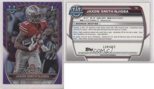 2022 Bowman U Chrome Purple Refractor /399 Jaxon Smith-Njigba #78