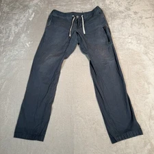 Vuori Pants Mens Extra Large Blue RipStop Climber Hiking Outdoors Stretch *