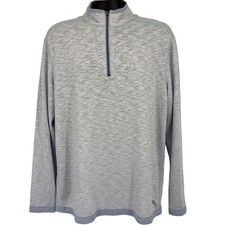 Tommy Bahama Quarter Zip Mens M Layering Golf Preppy Cruisewear Vacation Coastal