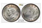 Canada, 1937 George VI Dollar, PCGS MS 64 PQ!Semi Key Date! Mintage 241,002