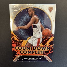 2024-25 Topps Chrome - Countdown Complete Alexandre Sarr #CC-12 (RC)