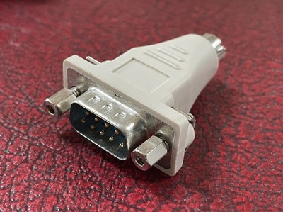 PS/2 6 Pin Mini DIN Stecker auf Seriell 9 Pin DB9 Stecker Maus Adapter Konverter