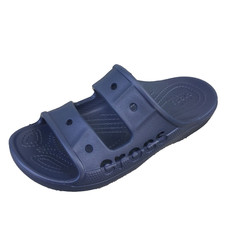 NWT Crocs Sandals Women Size w7 m5 Baya Slide Blue Two-Strap Slip On