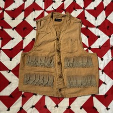 Vintage 1940s Drybak Hunting Vest As Is Faded Worn Shooting