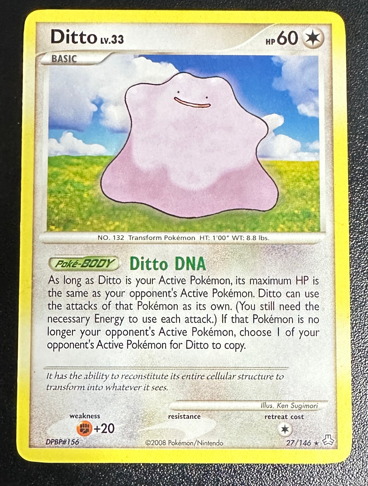 Ditto - Legends Awakened  - 27/146 - Non-Holo Rare - Pokemon TCG - LP
