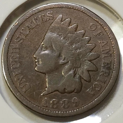 1889 Indian Head Cent - VG - Very Light Surface Issue