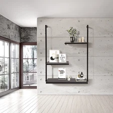 3-Layer Wall Hanging Storage Rack - Elegant Shelf for Home Organization