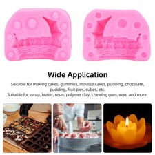 Culla culla bambino fondente stampo alimentare silicone antiaderente passeggino