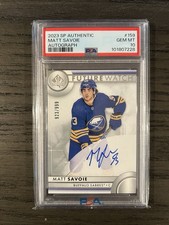 2023 SP Authentic Matt Savoie Future Watch Auto PSA 10