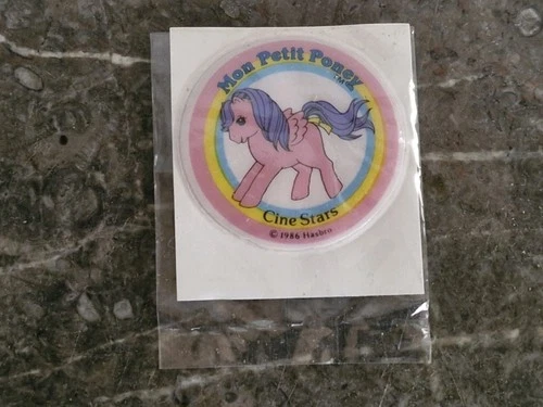 Vintage Sticker MON PETIT PONY My Little Pony Cine Stars 1986 Hasbro FRA FR