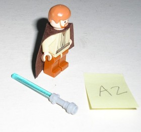 Lego Star Wars OBI-WAN KENOBI (Dark Orange Legs) Minifigure 7255 (Minty) *A2*