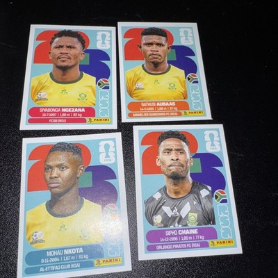 Panini FIFA World Cup 2026 South Africa Sticker Lot x4 RSA 3 8 14 19 USA Edition