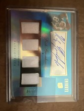 2010 Topps Tribute - Autographed Triple Relics Rob Gronkowski #ATR-RG Blue...