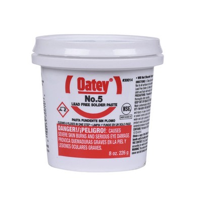 Oatey No. 5 Lead-Free Solder Flux Paste 8 oz.