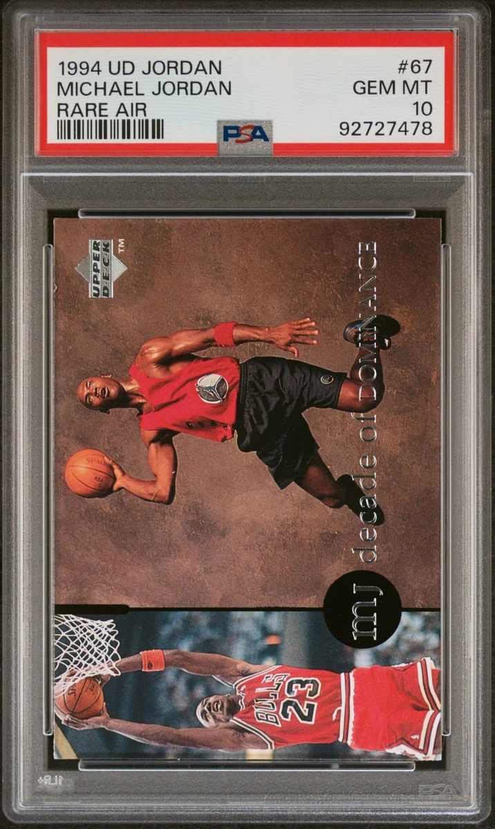 Upper Deck Michael Jordan 10 Grade Basketball Sports Trading Cards