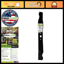 21" Mulching Blade for Lawn Mowers - USA Made, High-Performance Cutting Tool