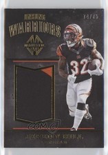 2017 Panini Majestic Unsung Warriors Materials Gold 74/75 Jeremy Hill #UW-6 z5b