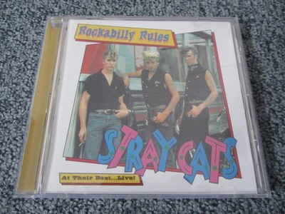 STRAY CATS - ROCKABILLY RULES At Their Best Live DUAL DISC 2-Sided Disc CD + DVD
