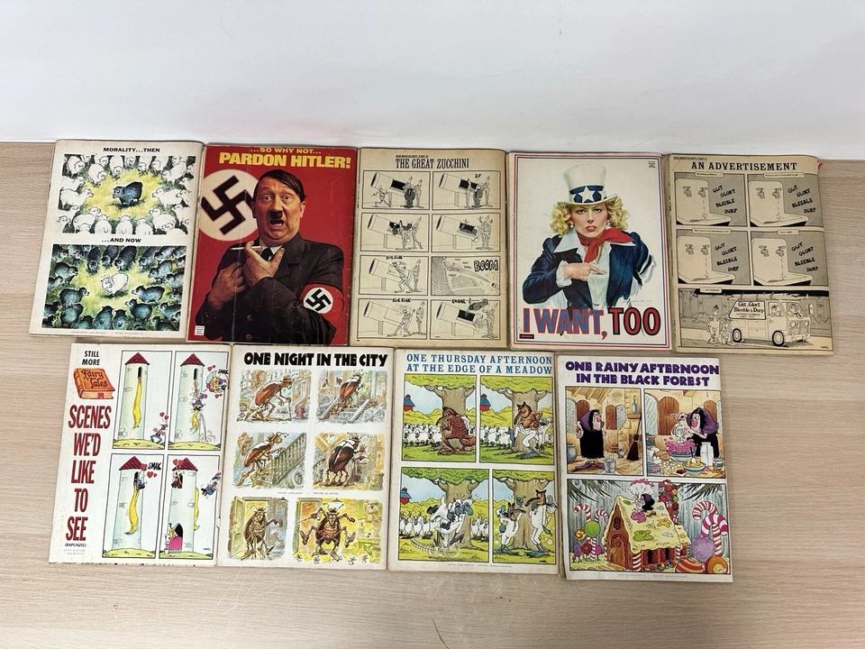 Vintage 70s Mad Magazine Lot Of 9 - #171 172 177 182 185 197 199 201 & 204 Foto 2 de 4