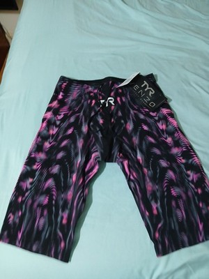 TYR Venzo Genesis Hi-WST Mens Shorts. SIZE MEDIUM 32. STEEL PINK 