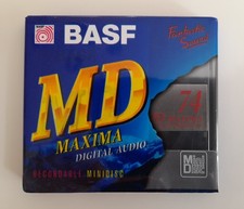 Blank minidiscs - new sealed BASF