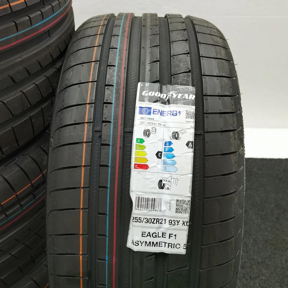 4x Goodyear Eagle F1 Asymmetric 5 255/30 ZR21 93Y Sommerreifen Neu Demo - Bild 2 von 2
