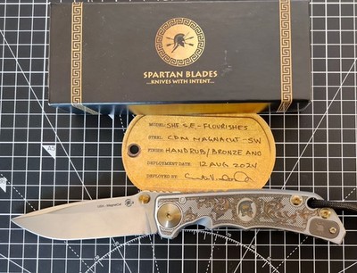 Spartan Blades Harsey Folder ''Flourishes'' Special Edition 2023 Magnacut