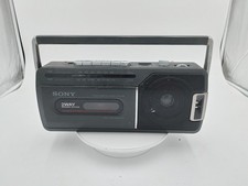 Good Condition Sony Radio Cassette-Corder CFM-140II Black Tested Working