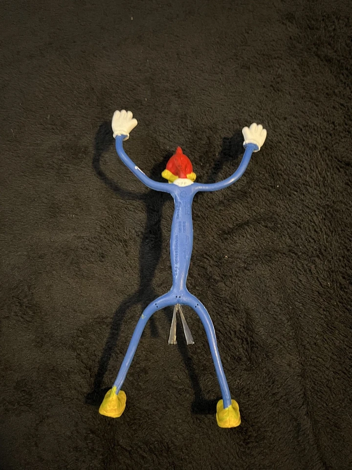 Figura Flexible Flaca Novia Woody de Winnie Woodpecker 1979 RARA 8" de Alto Foto 2 de 4