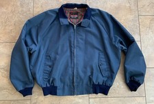 Vintage Westwind Sportswear Blue Plaid Lined Bomber Jacket Made in USA Men's 2X
