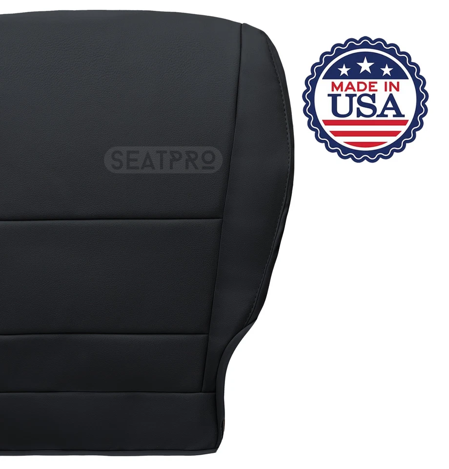 Capa de assento de couro preta para motorista Honda Pilot EXL Touring 2016-2022 - Imagem 4 de 4