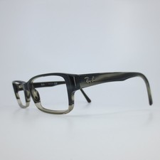 Ray-Ban RB 5169 5540 Rectangular Eyeglasses Frames Black Grey Marble 54-16-140