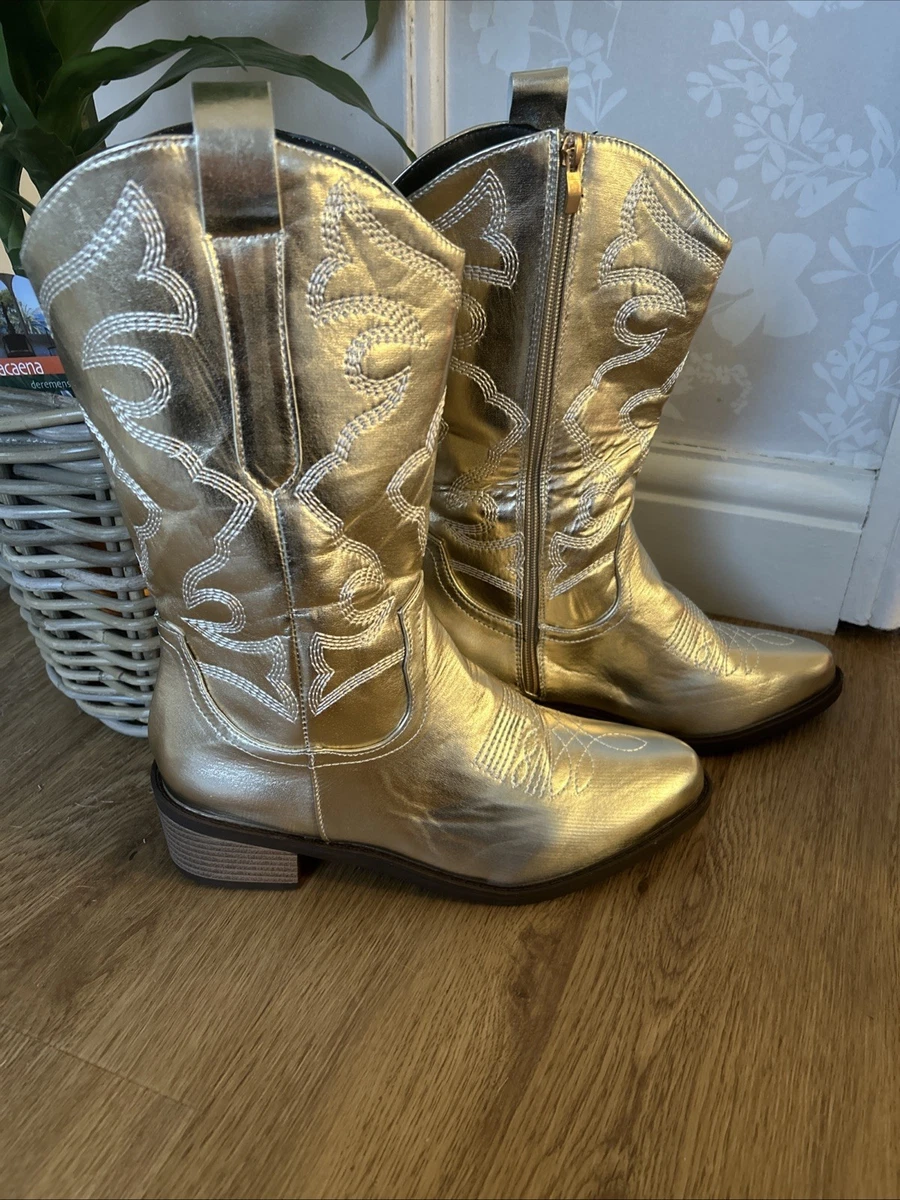 Metal Cap Toe Boots With Pull Tab XYD Women's Block Heel Knee High