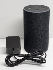 Amazon Echo 2nd Generation Smart Speaker With Alexa Dolby Charcoal Fabric TESTED