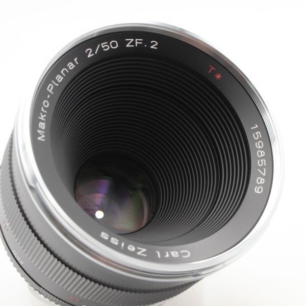 Carl Zeiss 50mm f2 Makro Planar 2/50 T* ZF.2 Lens for Nikon F