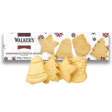 Walker’S Assorted Shortbread Cookies in Festive Shapes - Pack of 4 Shortbread Co