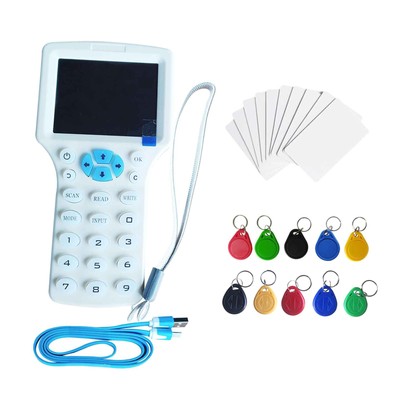 HECERE English Voice 10 MutiFrequency RFID Copier Reader Writer Duplicator fo...