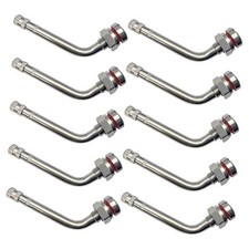 TR545D Truck Tire Valve Stems Pack of 10 , Brass 60 Degree Bend TR545D-10pcs
