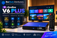 Vseebox V6 Plus Tv Box With Android 14 4gb Ram 64gb Rom Backlit Bluetooth Remote Vseebox V6 Plus Tv Box With Android 14 4gb Ram 64gb Rom Backlit Bluetooth Remote