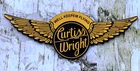 VINTAGE CURTISS WRIGHT MOTOR OIL PETROLEUM PORCELAIN GAS PUMP STATION SIGN