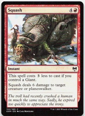 Squash 152 Near Mint Kaldheim Common Magic: The Gathering