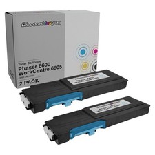 2 106R02225 for Xerox Phaser 6600 CYAN HY Laser Toner Cartridge WorkCentre 6605n