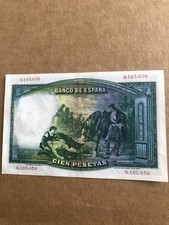 1931 100 Pesetas Banknote Unc