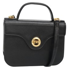 GIVENCHY Borsa a mano in pelle 2 vie nero oro originale bs28532